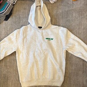 White Fox Boutique Gray Hoodie Sweatshirt